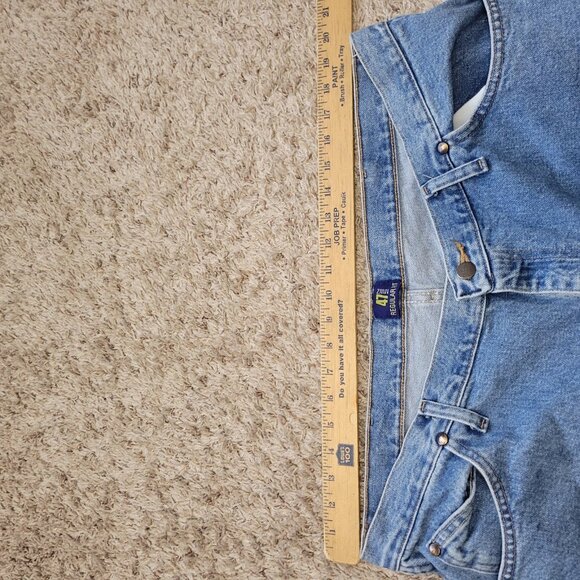 Wrangler Jeans Mens 40x32 Cowboy Cut Dark Washed Denim - Picture 2 of 6